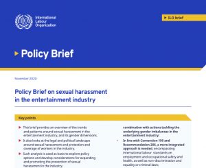 ILO Broef on sexual harassment